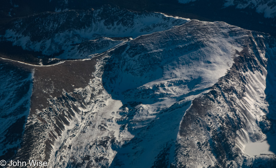 Flying over Wyoming