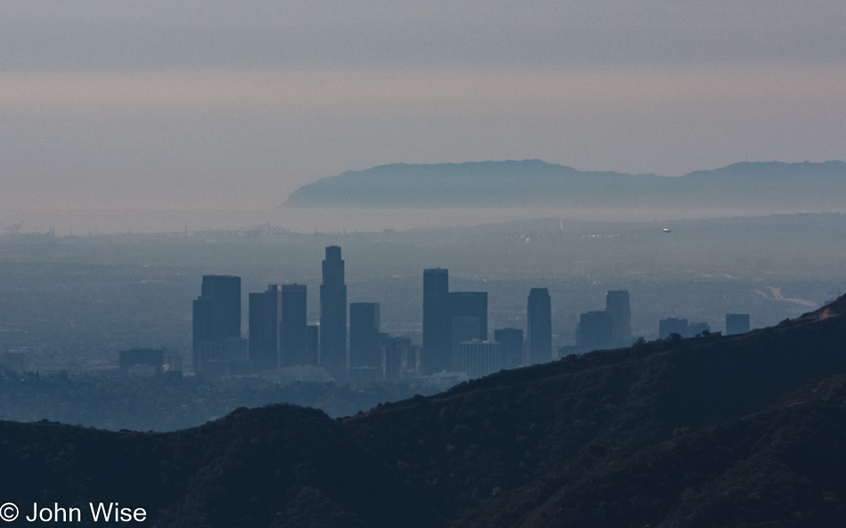 View of L.A. from La Crescenta, California 