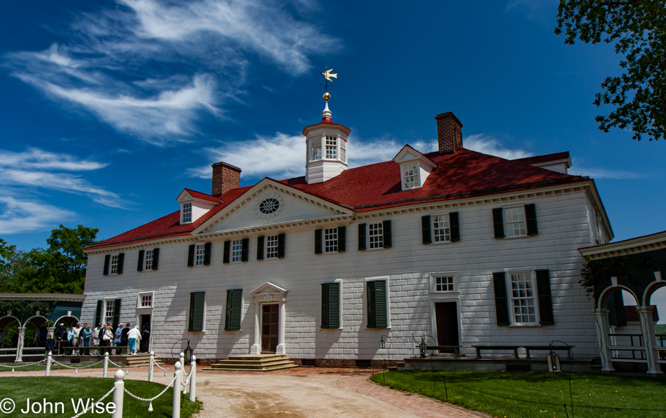 Washington's Home in Mount Vernon, Virginia