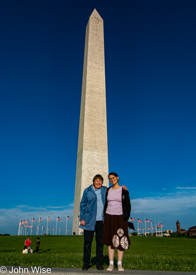 Jutta Engelhardt and Caroline Wise in Washington D.C.