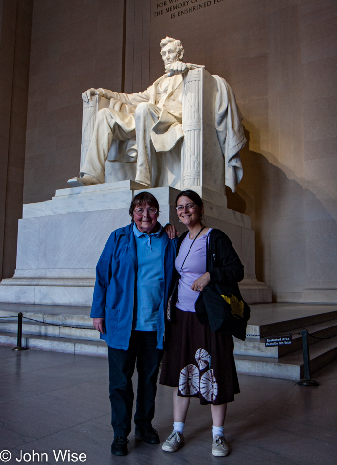 Jutta Engelhardt and Caroline Wise in Washington D.C.