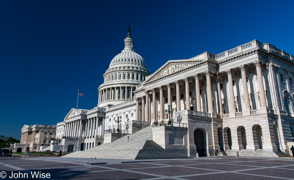 The U.S. Capitol building in Washington D.C.