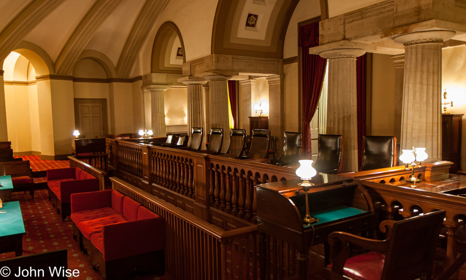 Inside the U.S. Capitol building in Washington D.C.