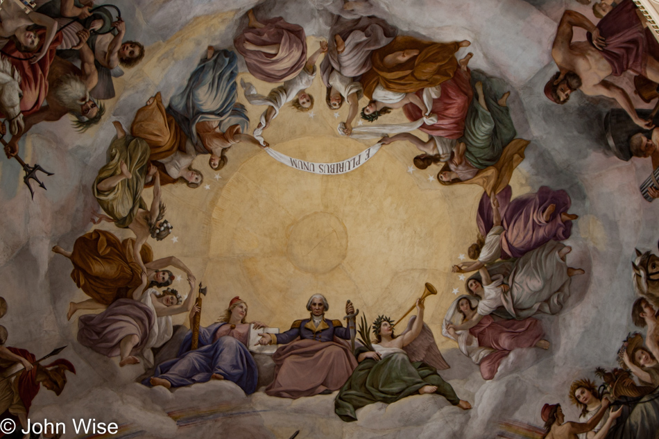 Inside the U.S. Capitol building in Washington D.C.