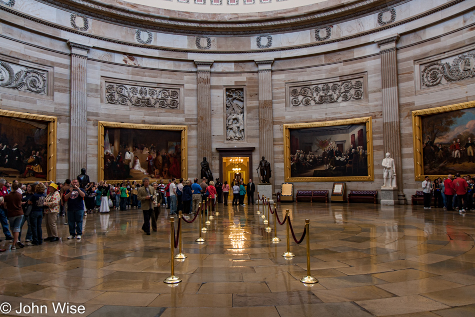 Inside the U.S. Capitol building in Washington D.C.