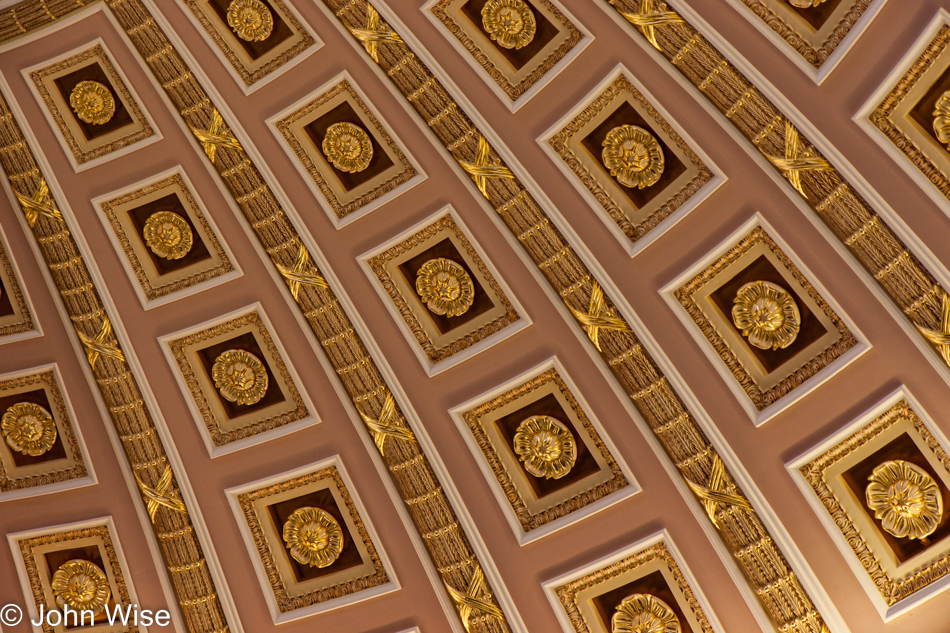 Inside the U.S. Capitol building in Washington D.C.