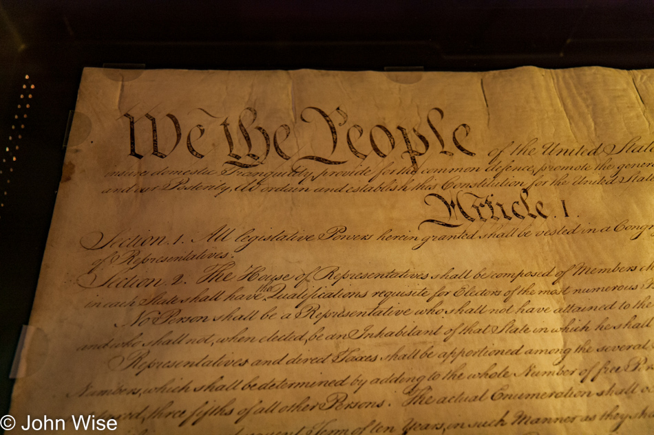 The National Archives in Washington D.C.