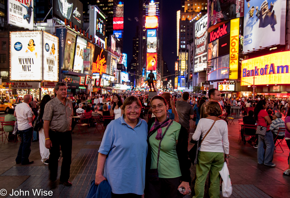 Caroline Wise and Jutta Engelhardt in New York City