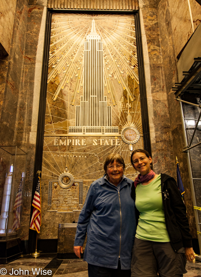 Caroline Wise and Jutta Engelhardt in New York City
