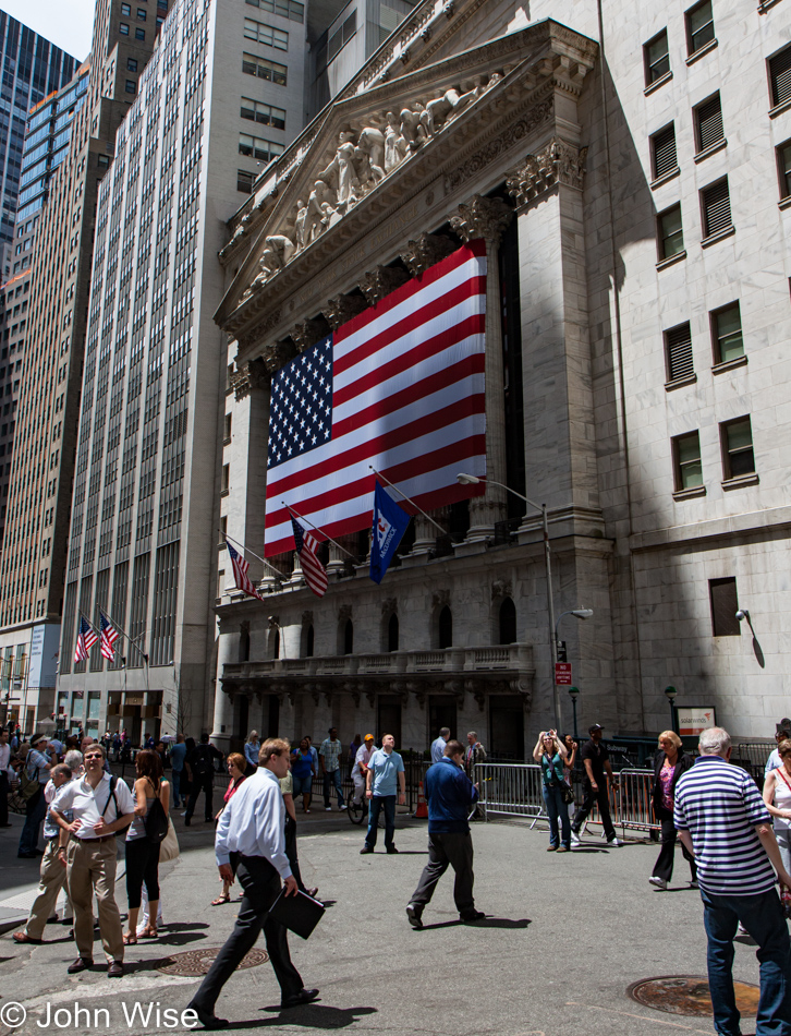 Wall Street in New York City