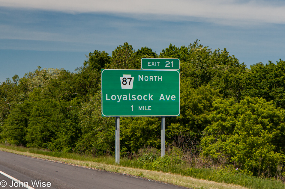 Loyalsock Avenue in Montoursville, Pennsylvania