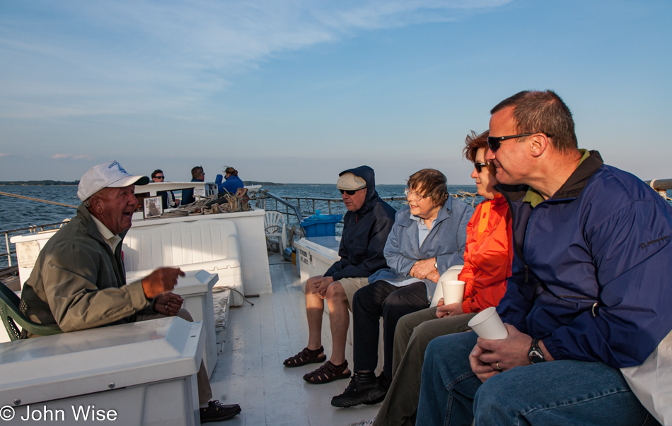 Jutta Engelhardt sailing on the Chesapeake Bay in Maryland