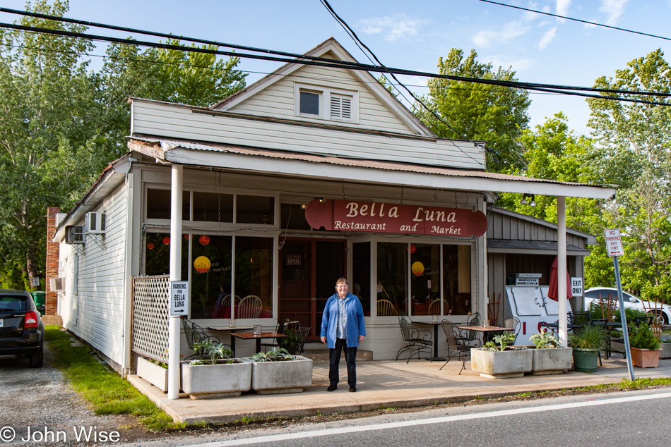 Jutta Engelhardt at Bella Luna Italian Market in Royal Oak, Maryland