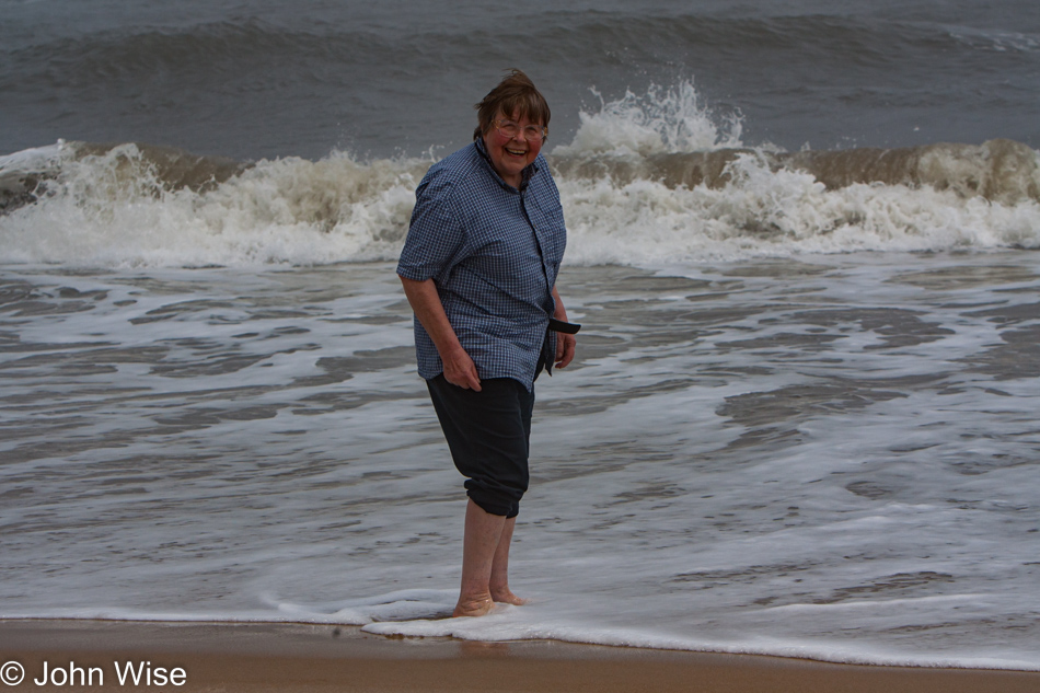 Jutta Engelhart at Assateague Island National Seashore in Maryland