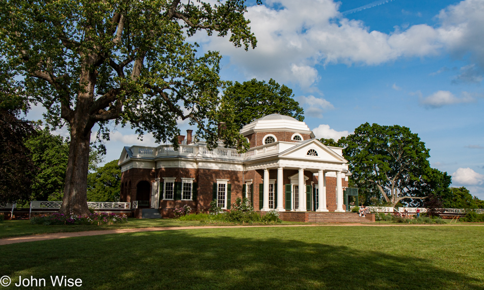 Monticello in Charlottesville, Virginia 