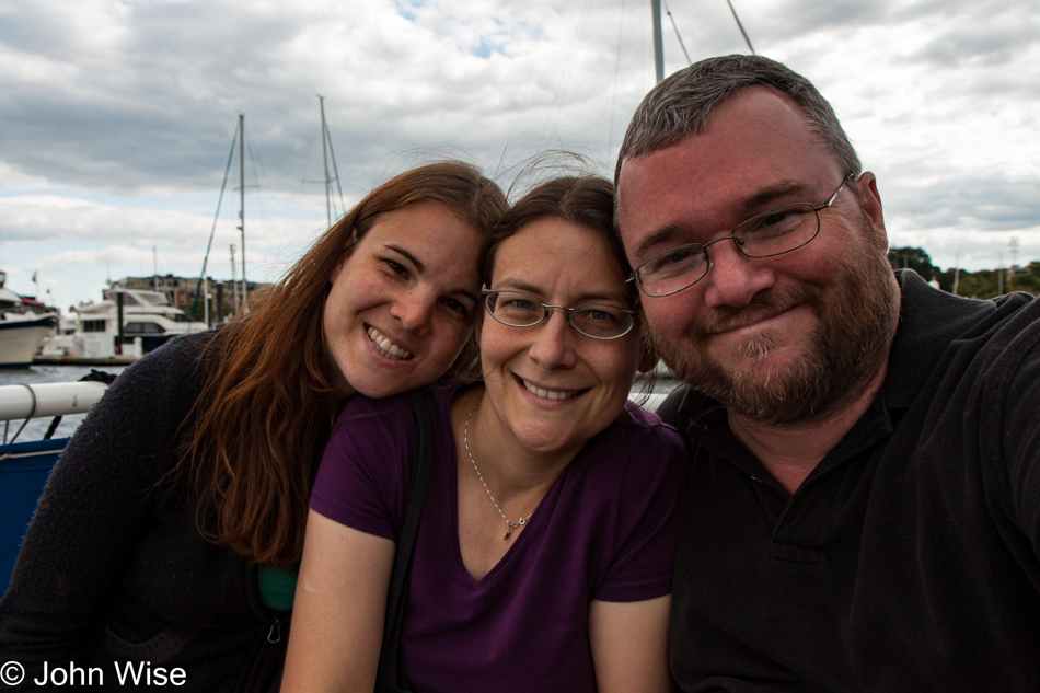 Jessica Aldridge, Caroline Wise, and John Wise in Baltimore, Maryland