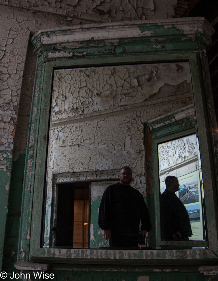 John Wise at Eastern State Penitentiary in Philadelphia, Pennsylvania