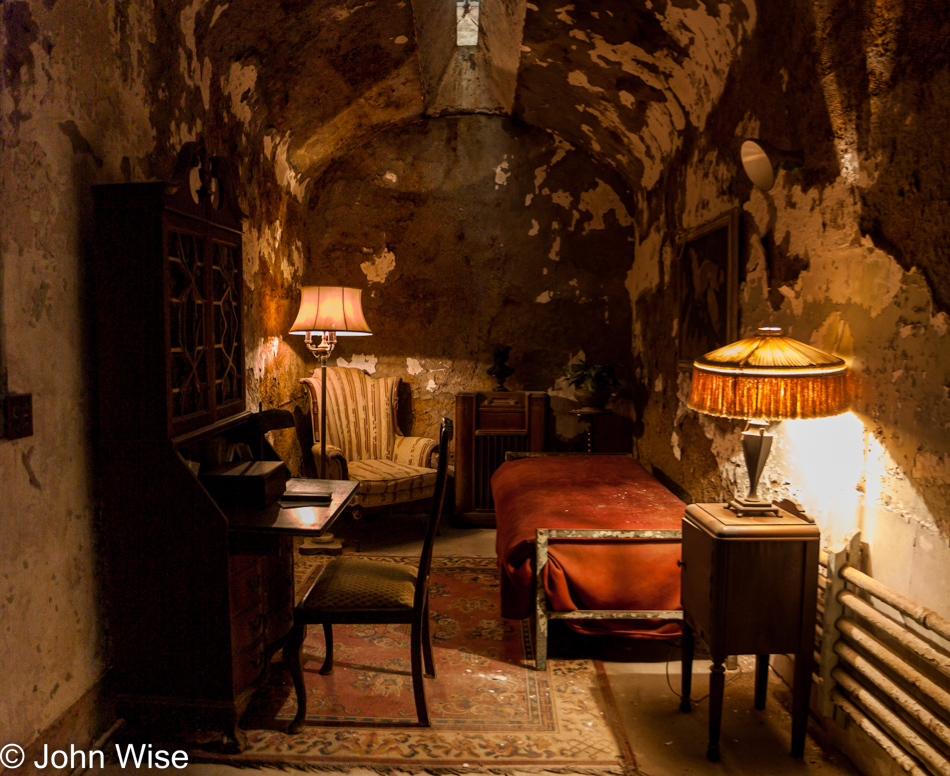 Al Capone's Cell at Eastern State Penitentiary in Philadelphia, Pennsylvania