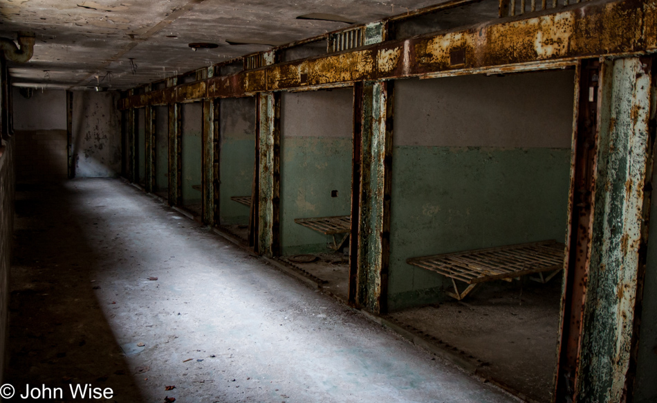 Death Row at Eastern State Penitentiary in Philadelphia, Pennsylvania