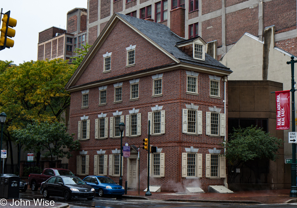 Declaration House in Philadelphia, Pennsylvania