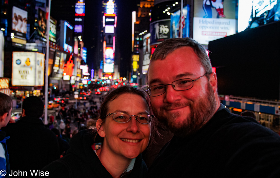 Caroline Wise and John Wise in New York City