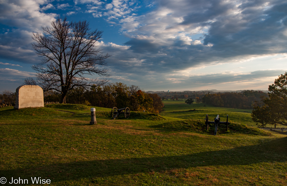 Gettysburg National Military Park in Pennsylvania