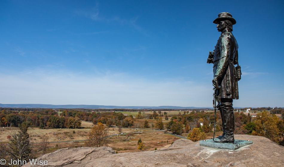 Gettysburg National Military Park in Pennsylvania