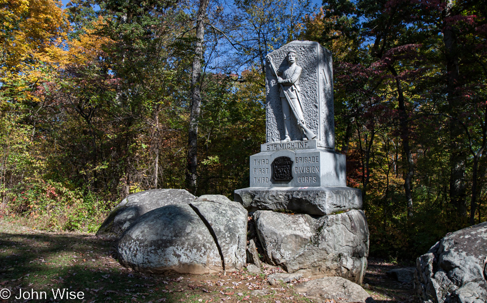 Gettysburg National Military Park in Pennsylvania