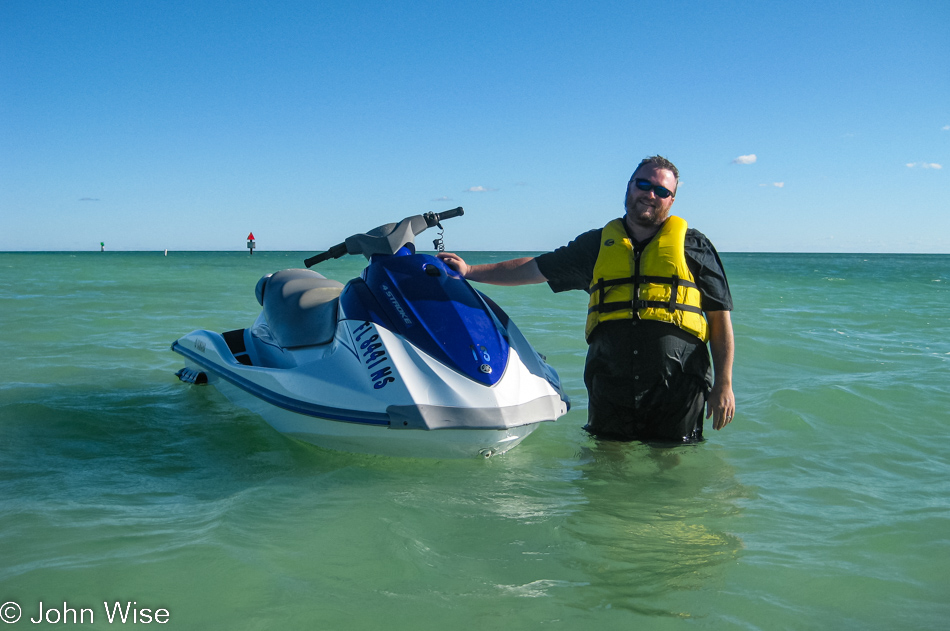 John Wise on the Atlantic Ocean in Florida