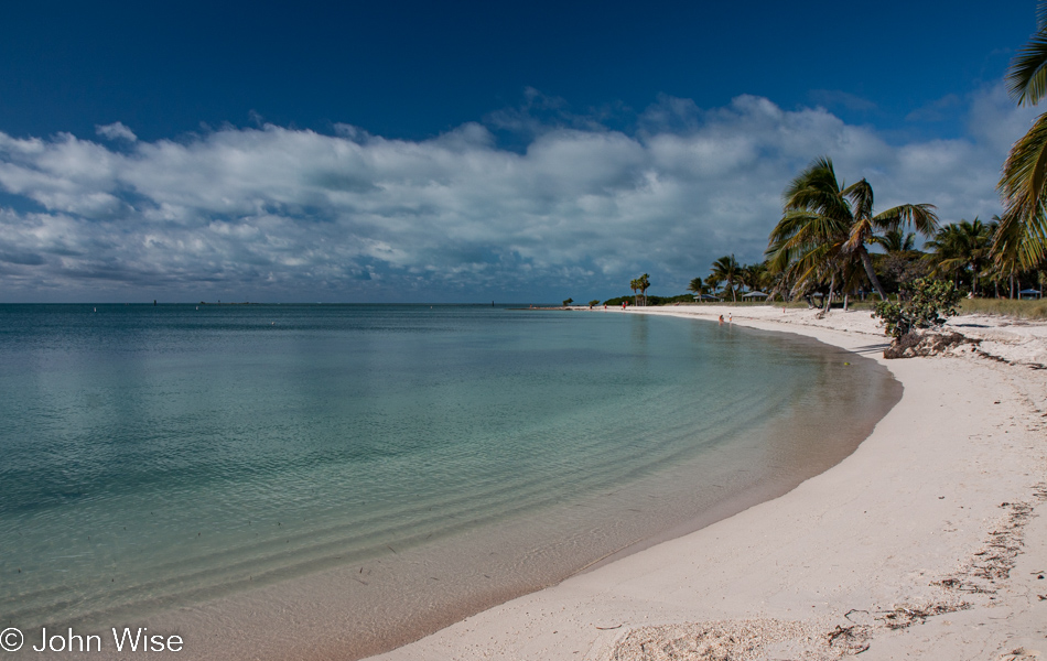 Sombrero Beach on Marathon Key in southern Florida