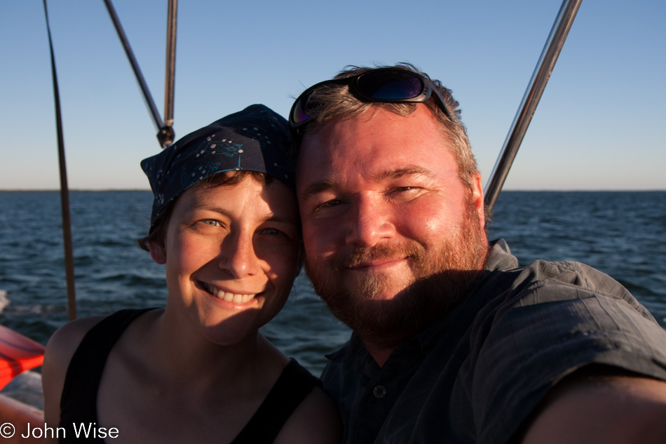 Caroline Wise and John Wise near Big Pine Key in Florida