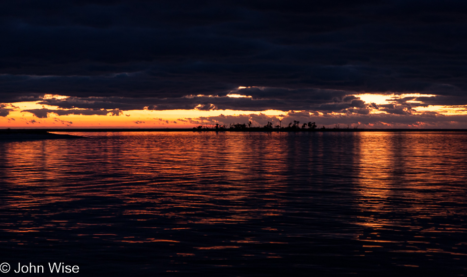 Sunrise on Fort Jefferson on Garden Key at the Dry Tortugas National Park