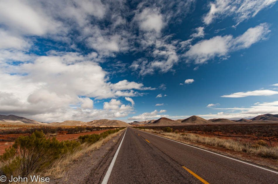 South of Bisbee, Arizona on the way to the Mexican border