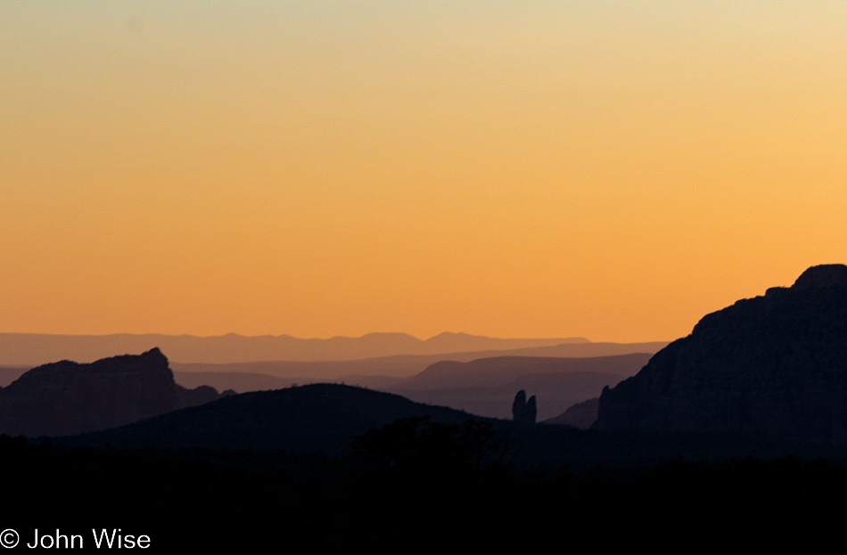 Sunset near Sedona, Arizona