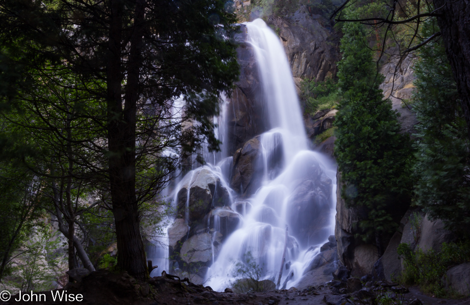 Grizzly falls in Kings Canyon National Park, California