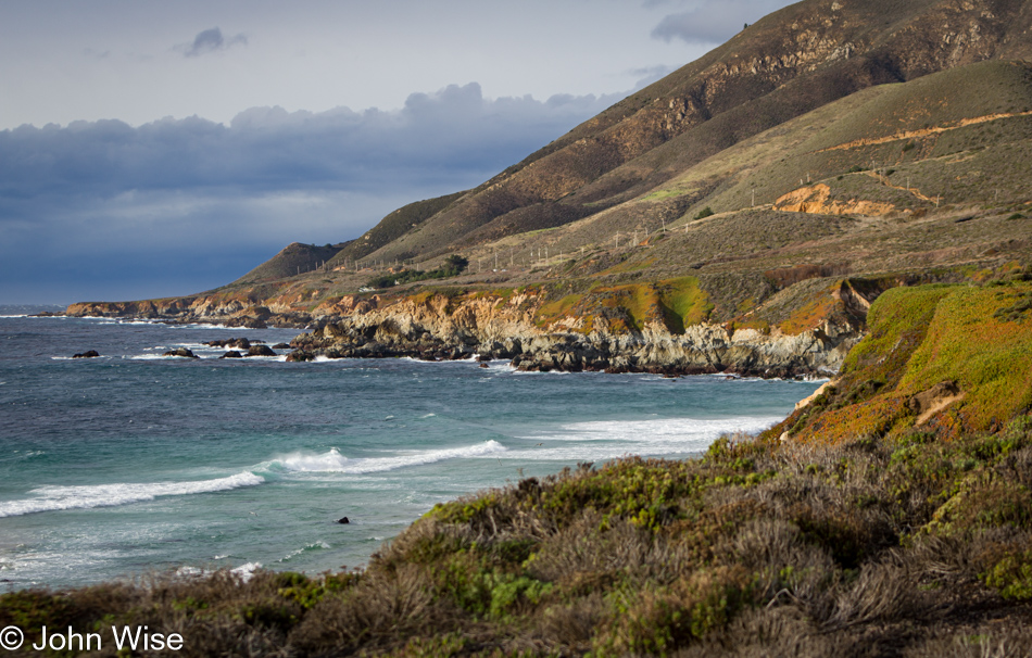 The Big Sur coast in California