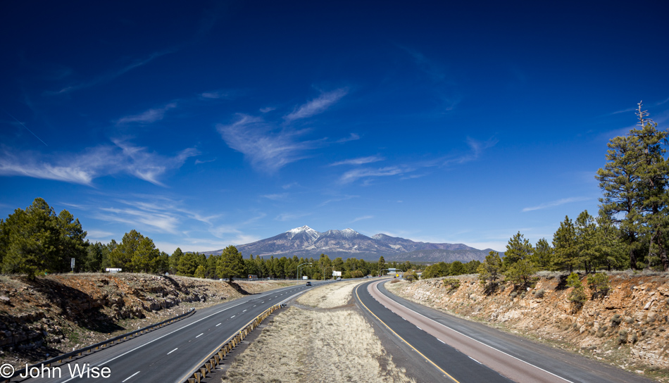 Flagstaff, Arizona in the distance