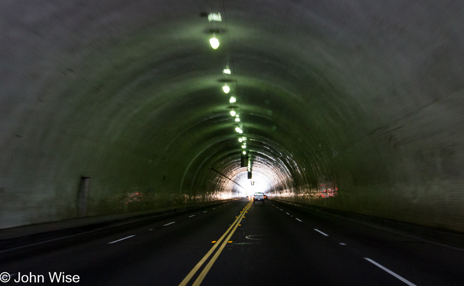 The 2nd Street Tunnel in downtown Los Angeles, California - made famous by a scene in Blade Runner