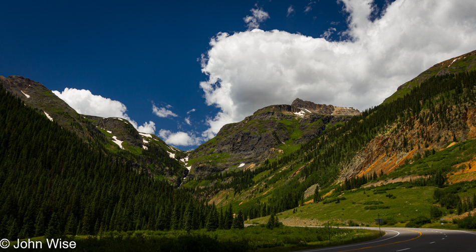 The road to Ouray, Colorado