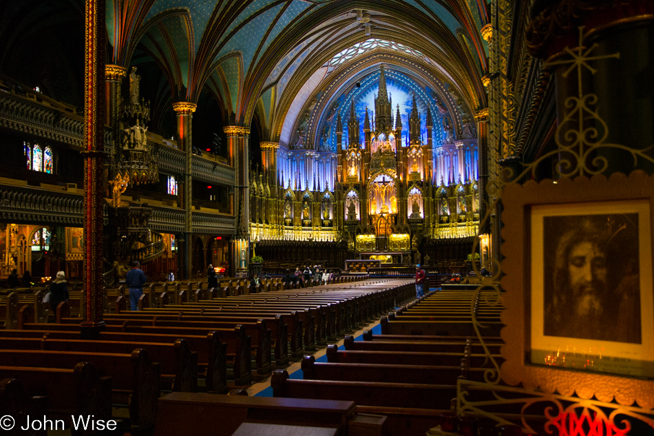 Inside Notre Dame Montreal