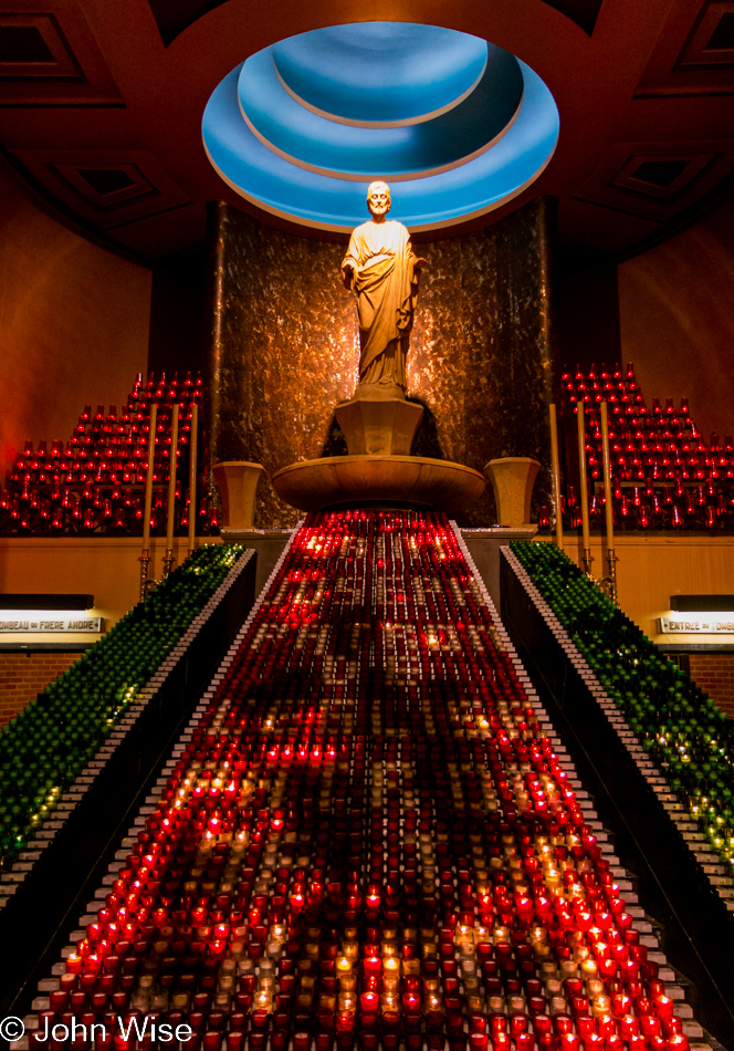 Candle Lite-Brite for God at St. Joseph's Oratory in Montreal, Canada