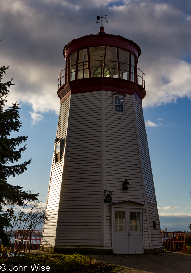 Prescott Rotary Lighthouse in Prescott Ontario, Canada