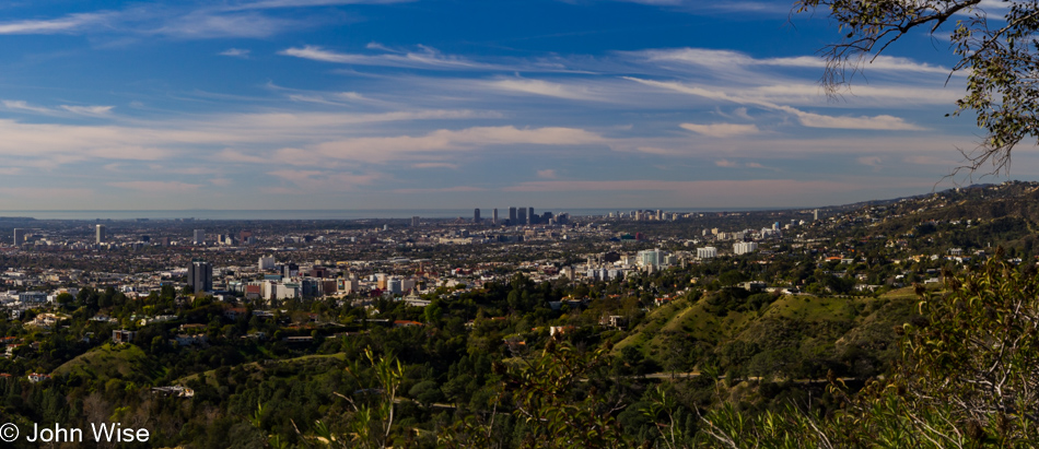 View from Griffith Observatory in Los Angeles, California