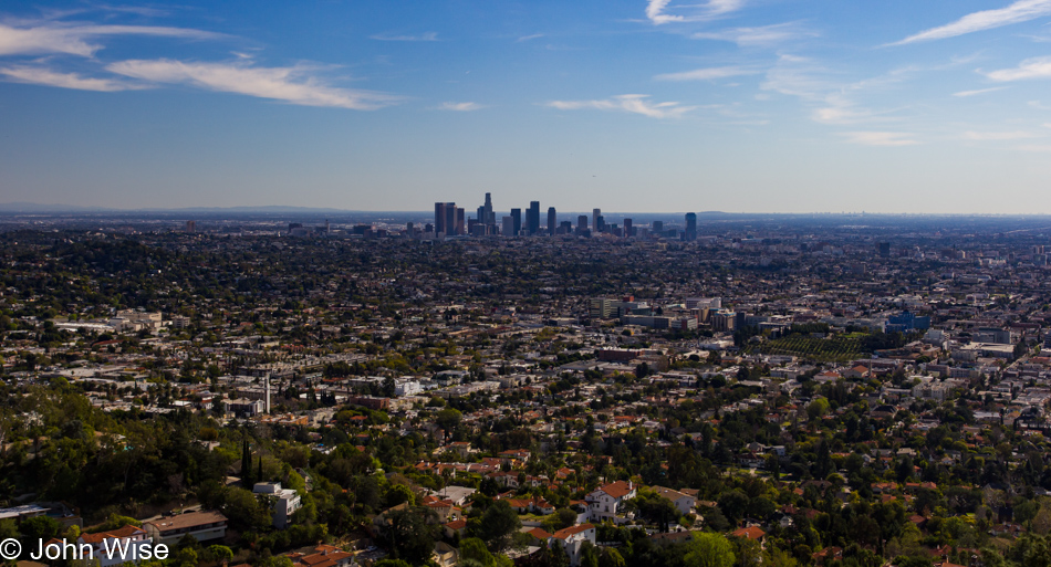 View from Griffith Observatory in Los Angeles, California