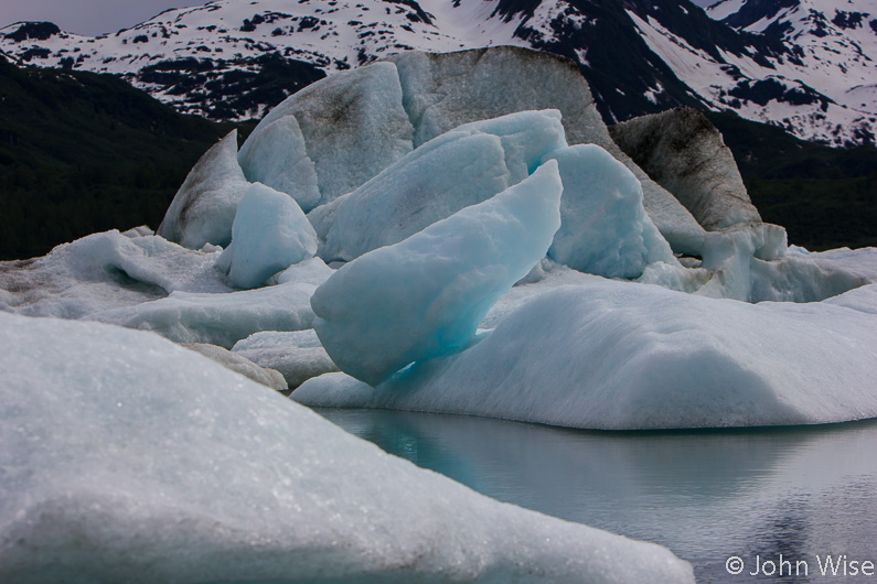 More icebergs in Alsek Lake, Alaska