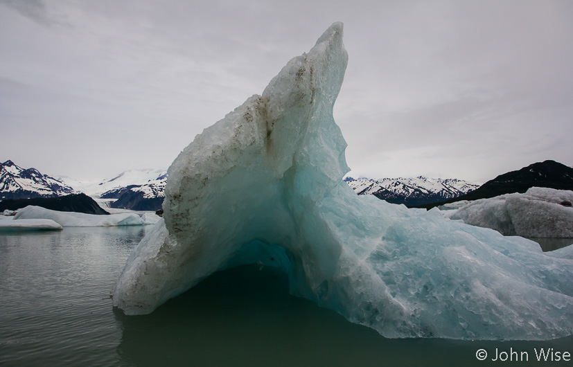 Iceberg on Alsek Lake in Alaska