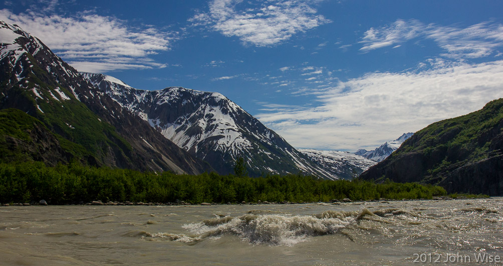 On the Alsek River in Tatsheshini-Alsek Provincial Park in British Columbia, Canada