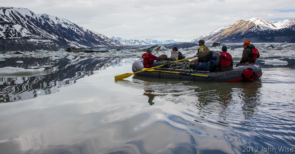 Leaving Lowell Lake in Kluane National Park Yukon, Canada