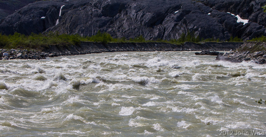 The rapids of Lava North in Kluane National Park Yukon, Canada
