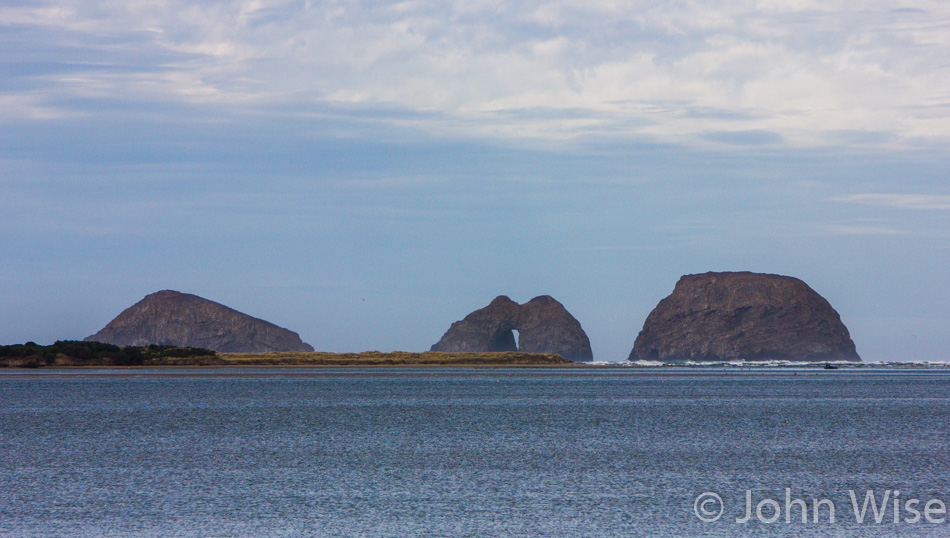 On the Pacific Coast in Oregon near Cape Lookout and Cape Meares